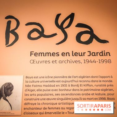 Baya, femmes en leur jardin, l'exposition poétique à l'Institut du monde arabe - nos photos