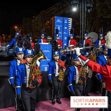 Illuminations nations des Champs-Élysées 2022, inauguration avec Tahar Rahim