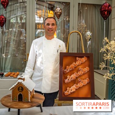 La Bûche de Noël Petit Biscuit du Ritz 2022 et sa farandole de gourmandises - François Perret