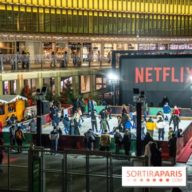 La patinoire de Noël des Halles 2022 - patinoire gratuite 