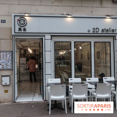 2D atelier, le salon de thé en noir et blanc