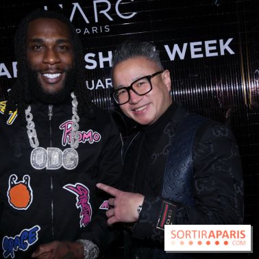 ©Rachid Bellak - Burna Boy et Felix Wu, patron de l'Arc