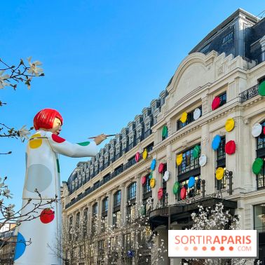 Yayoi Kusama face à la Samaritaine