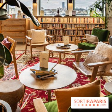Bar Perché, café littéraire - terrasse du Printemps Haussmann