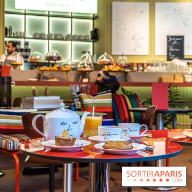 Café Paul Smith, le créateur de mode s'approprie le Café Vert du Printemps Haussmann