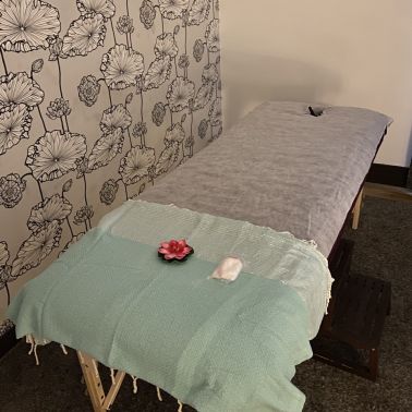 Massage et Plénitude : le salon de massage ayurvédique - salle massage