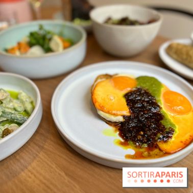 Restaurant Lou - Tostada oeufs au plat