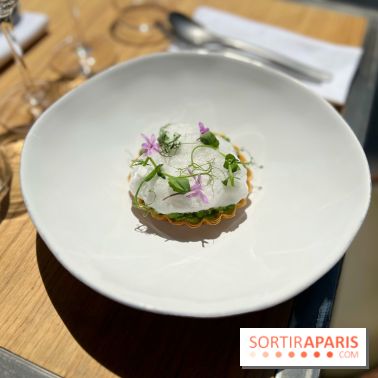 Colvert - Tartelette petits pois ail des ours