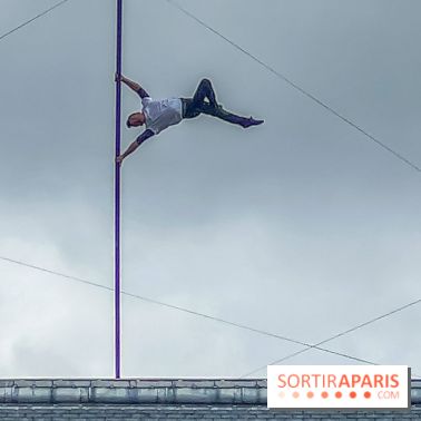 Horizon, le spectacle dans la cours du Palais Royal