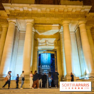 Aura, un spectacle son et lumières qui illumine le Dôme des Invalides - photos et vidéo - IMG20230920204837