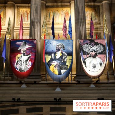 Raphaël Barontini, les photos de son installation monumentale au Panthéon