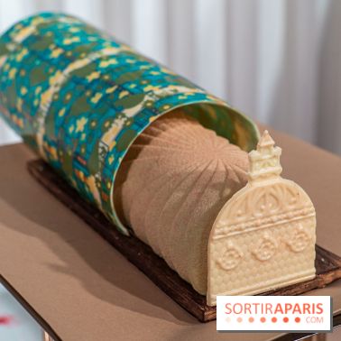 Bûche et cocktail de Noël du Printemps Haussmann par Bryan Esposito et Matthias Giroud