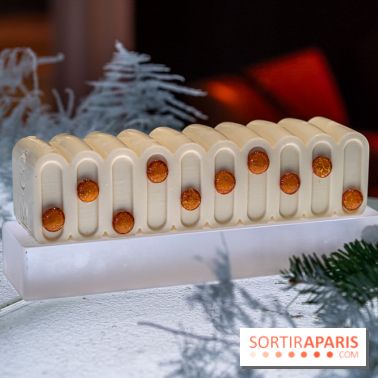 La Bûche de Noël du Royal Monceau Raffles Paris x Messika 2023 et la Galette des Rois 2024 de Quentin Lachat