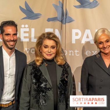 Les vitrines de Noël du Printemps 2023 - inauguration avec Catherine Deneuve   -  A7C6725