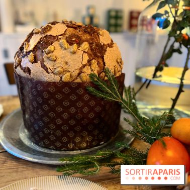 Panettone de Noël 2023 Christophe Louie x Dammann Frères