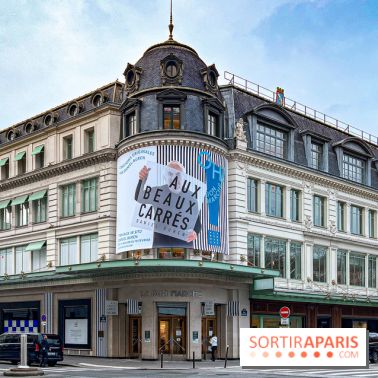 Aux Beaux Carrés, l'exposition de Daniel Buren au Bon Marché Rive Gauche