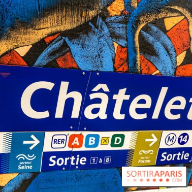 La station de Métro Châtelet re-décoré par des street-artistes -  A7C4432