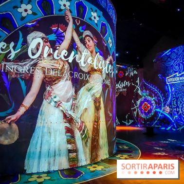 Les Orientalistes, l'exposition de l'Atelier des Lumières qui nous fait voyager en Orient - photos - IMG20240208091814