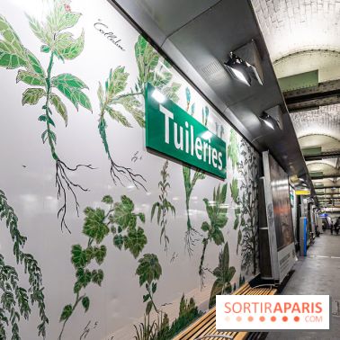 Le Métro Tuileries en mode végétal