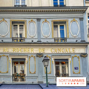 Au Rocher de Cancale, le restaurant historique à la façade bleue rue Montorgueil