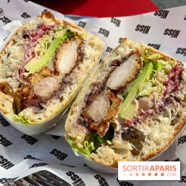 Kiss - Sandwich poulet frit, avocat, focaccia