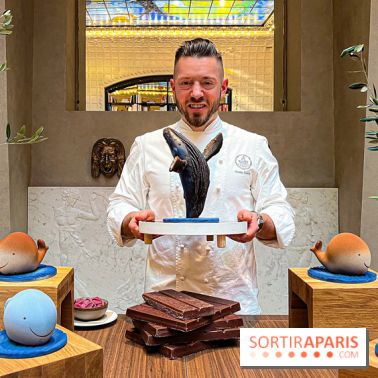 La baleine de Pâques, l'oeuf de Pâques de l'hôtel Lutetia par Nicolas Guercio