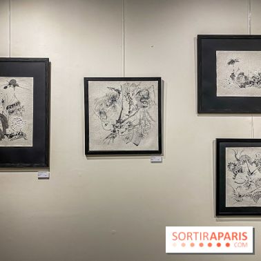 Exposition Sumi et Motion de la calligraphe japonaise Aya Wada à la galerie La Lison - IMG 4913