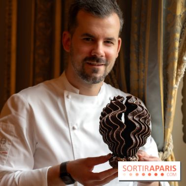 L'oeuf de Pâques Bénitier du Shangri-La Paris par Maxence Barbot