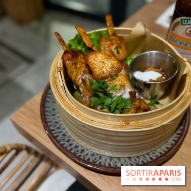 Luangpra - Brochettes poulet sauce satay