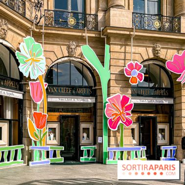 Van Cleef & Arpels pop up photocall Place Vendôme