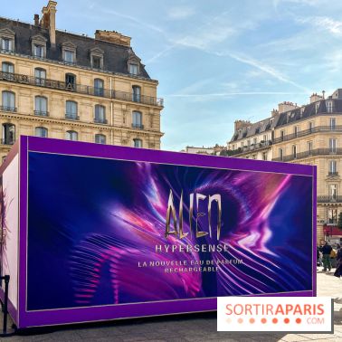 Mugler installe un pop up sensoriel et immersif avec des animations gratuites, à Paris
