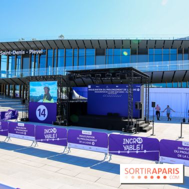 Inauguration du prolongement de la ligne 14, nos photos