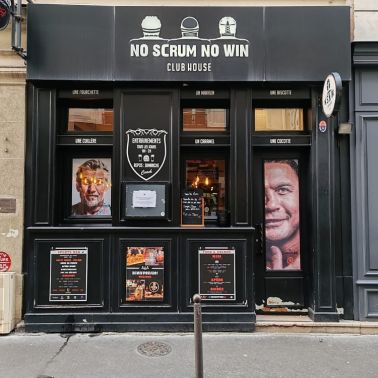 No Scrum No Win Godot Paris 9ème - restaurant bar sportif no scrum no win paris 9 facade