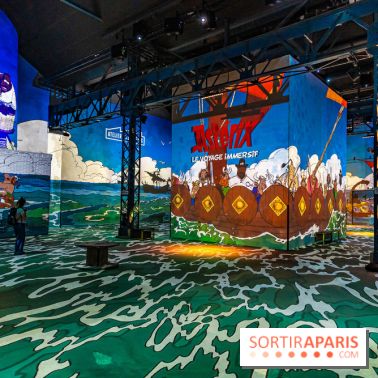 Exposition Astérix à l'Atelier des Lumières, le voyage immersif