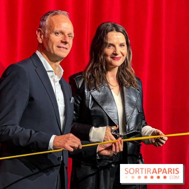 Les vitrines de Noël 2024 du Printemps Haussmann avec Juliette Binoche - image00001