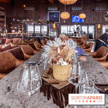 Bo Ranch, le restaurant - bar, site événementiel et lieu de compétition de Reining -  grande tables