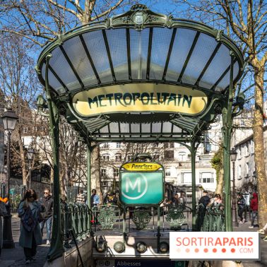 Station Abbesses - métro parisien