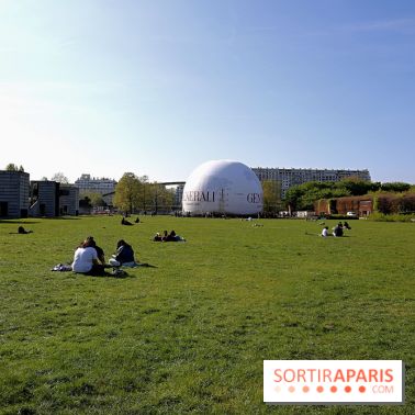 Ballon de Paris au parc André-Citroën : nos photos du gonflement - Ballon de Paris Generali 1