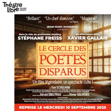 Le Cercle des Poètes disparus au Théâtre Libre - 1500x1500 CERCLE 2025