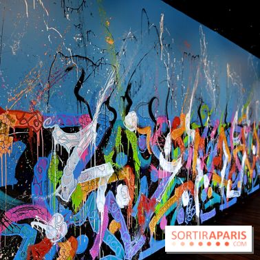 JonOne : nos photos de son exposition rétrospective sur Fluctuart à Paris 