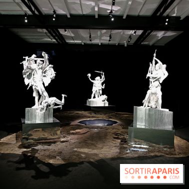 Daniel Buren et Miles Greenberg, nos photos de l'expo au Reiffers Art Inititiatives à Paris 