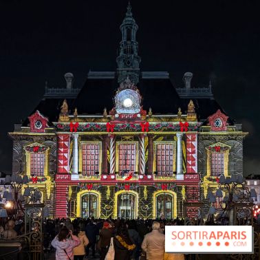 Noël 2025 à Levallois-Perret (92) : spectacle son & lumière gratuit sur l'Hôtel de Ville  - IMG 5381