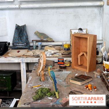 L'atelier de Joseph Cornell recréé par Wes Anderson à la galerie Gagosian