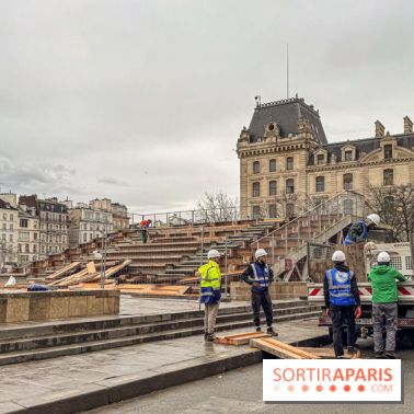 Gradins Notre-Dame de Paris