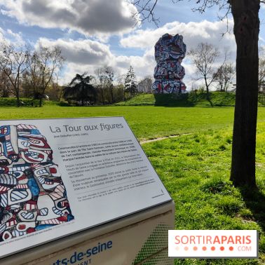 La Tour aux Figures de Jean Dubuffet - Hauts-de-Seine