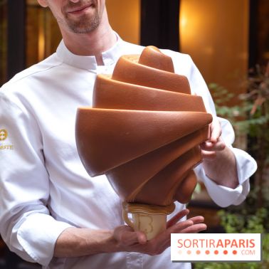 L'oeuf de Pâques du Burgundy 2026 par Léandre Vivier : le café-croissant - photos