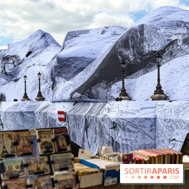 La Caverne du Pont Neuf : le montage de l’installation géante de JR démarre à Paris