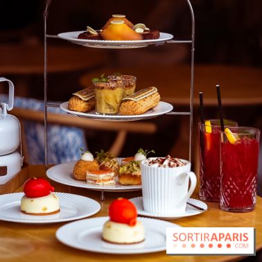 Le tea time de printemps été du Printemps au Bleu Coupole par Bryan Esposito et Xavier Pistol