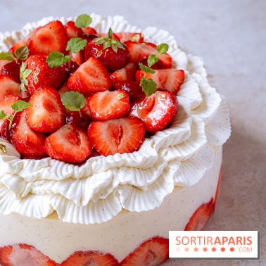 Les pâtisseries de Nour Kandler, la collection estivale en photos - fraisier