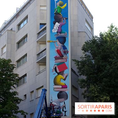 Seth, nos photos de sa nouvelle fresque monumentale à admirer dans le 19e à Paris - Seth 5